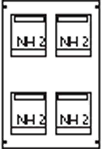 ABB Пластрон для 4 NH2 2ряда/5 реек (AG66) ABB Пластрон для 4 NH2 2ряда/5 реек (AG66)