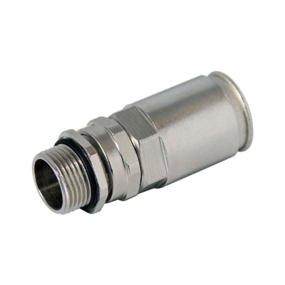 DKC Муфта труба-коробка D=20мм с уплотнением кабеля IP68 М25х1.5 D=11 - 16мм (6111P20M251116)