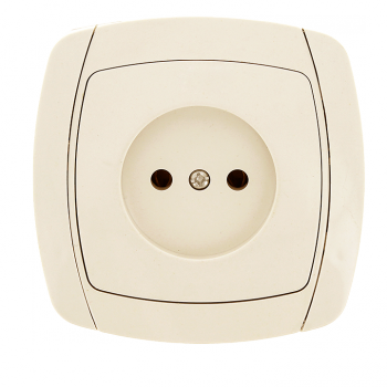 EKF Париж Розетка без заземления 10А бежевая (ESR10-022-20) EKF Париж Розетка без заземления 10А бежевая (ESR10-022-20)