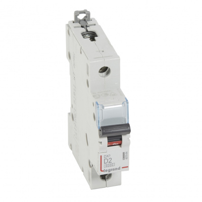 LEGRAND Выключатель автоматический однополюсный 2А D DX3 6kA/10kA (407964 ) LEGRAND Выключатель автоматический однополюсный 2А D DX3 6kA/10kA (407964 )