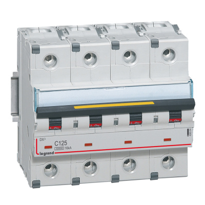 LEGRAND Выключатель автоматический четырехполюсный 125А C DX3 10kА/16kА (409364 ) LEGRAND Выключатель автоматический четырехполюсный 125А C DX3 10kА/16kА (409364 )