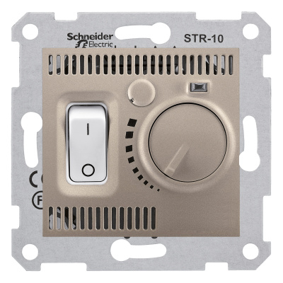 SCHNEIDER ELECTRIC Термостат комнатный титан (SDN6000168) SCHNEIDER ELECTRIC Термостат комнатный титан (SDN6000168)