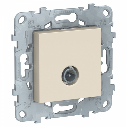 SCHNEIDER ELECTRIC Розетка UNICA NEW TV оконечная бежевый (NU546444) SCHNEIDER ELECTRIC Розетка UNICA NEW TV оконечная бежевый (NU546444)