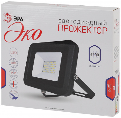 ЭРА LPR-70-6500К SMD Eco Slim Прожекторы Eco LPR-70-6500К SMD Eco Slim 70Вт 6300Лм 6500K 240х272 (Б0036386) ЭРА LPR-70-6500К SMD Eco Slim Прожекторы Eco LPR-70-6500К SMD Eco Slim 70Вт 6300Лм 6500K 240х272 (Б0036386)