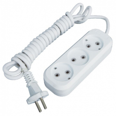 EKF Удлинитель Эксперт 3 гнезда шнур 7м 10А/2.2кВт без заземления ПВС 2х1 (UBA10-210-3-07) EKF Удлинитель Эксперт 3 гнезда шнур 7м 10А/2.2кВт без заземления ПВС 2х1 (UBA10-210-3-07)