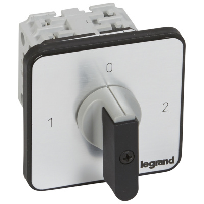 LEGRAND Переключатель на 2 направления с положением /0/ 2п 4 контакта крепление на дверце (027495 ) LEGRAND Переключатель на 2 направления с положением /0/ 2п 4 контакта крепление на дверце (027495 )