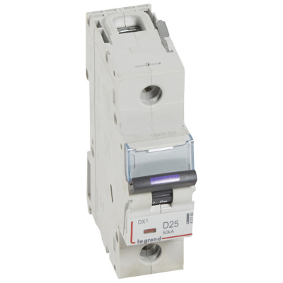 LEGRAND Выключатель автоматический DX3 50кА 25А 1П D (410189 ) LEGRAND Выключатель автоматический DX3 50кА 25А 1П D (410189 )