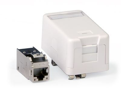 DKC Инф розетка на DIN рейку CAT6A Keystone (RNK6AFSDIN) DKC Инф розетка на DIN рейку CAT6A Keystone (RNK6AFSDIN)
