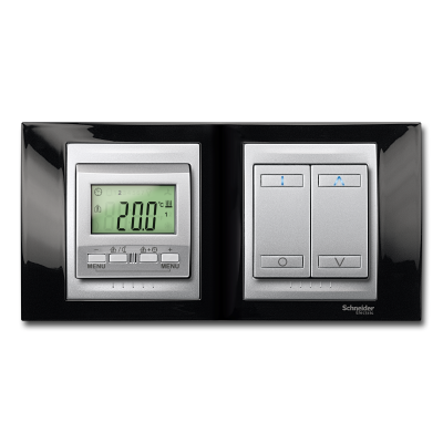 SCHNEIDER ELECTRIC Терморегулятор KNX с дисплеем алюминий (MGU5.534.30) SCHNEIDER ELECTRIC Терморегулятор KNX с дисплеем алюминий (MGU5.534.30)