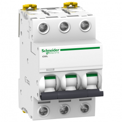 SCHNEIDER ELECTRIC Выключатель автоматический трехполюсный 3A K iC60L (A9F95303) SCHNEIDER ELECTRIC Выключатель автоматический трехполюсный 3A K iC60L (A9F95303)