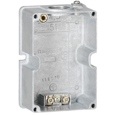 LEGRAND Коробка металлическая 2К+З 16A Hypra (052069 ) LEGRAND Коробка металлическая 2К+З 16A Hypra (052069 )