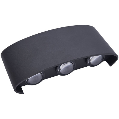 FERON Светильник светодиодный уличный ДБУ-6х1w вверх/вниз 4000K IP54 черный (DH101) (6310) FERON Светильник светодиодный уличный ДБУ-6х1w вверх/вниз 4000K IP54 черный (DH101) (6310)