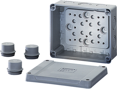 HENSEL Коробка распределительная пустая 119х139х70 IP55/IP65 серая (K 9060) HENSEL Коробка распределительная пустая 119х139х70 IP55/IP65 серая (K 9060)