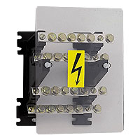 LEGRAND Блок распределительный со ступенчато расположенными шинами 125А 1 вводной и 5 отводных зажимов (37430 )