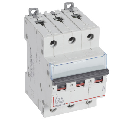 LEGRAND Выключатель автоматический трехполюсный 0.5А B DX3 10kА/16kА (408983 ) LEGRAND Выключатель автоматический трехполюсный 0.5А B DX3 10kА/16kА (408983 )