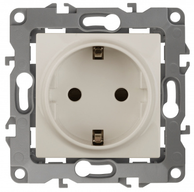 ЭРА Розетка 2P+E Schuko, 16A-250В, винт, б.л., , слоновая кость, 12-2011-02 (Б0029235) ЭРА Розетка 2P+E Schuko, 16A-250В, винт, б.л., , слоновая кость, 12-2011-02 (Б0029235)
