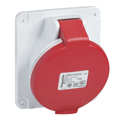 SCHNEIDER ELECTRIC ПАНЕЛ РОЗ УГЛ ВИНТ 32А 2P-E 380-415 IP44 (PKF32F433) SCHNEIDER ELECTRIC ПАНЕЛ РОЗ УГЛ ВИНТ 32А 2P-E 380-415 IP44 (PKF32F433)