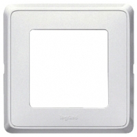 LEGRAND CARIVA Рамка 1 пост белая (773660 )