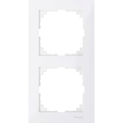 SCHNEIDER ELECTRIC M-Pure Рамка 2 поста полярно-белый (MTN4020-3619) SCHNEIDER ELECTRIC M-Pure Рамка 2 поста полярно-белый (MTN4020-3619)