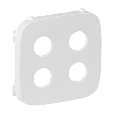 LEGRAND Valena ALLURE Лицевая панель для аудиорозетки банан двойной Белая (755295 ) LEGRAND Valena ALLURE Лицевая панель для аудиорозетки банан двойной Белая (755295 )