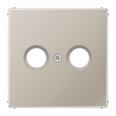 JUNG Накладка для телевизионной розетки (TV-FM) Серия LS990 Материал- металл Цвет- благородная сталь (ES2990TV) JUNG Накладка для телевизионной розетки (TV-FM) Серия LS990 Материал- металл Цвет- благородная сталь (ES2990TV)