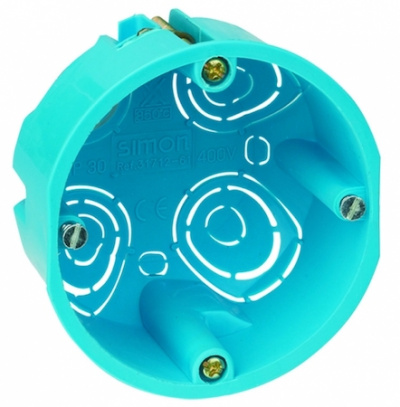 SIMON Коробка устан. в гипсокарт., 1 мод.(Sim.27,82,82N,88), 60мм, термопл., синий (31712-61) SIMON Коробка устан. в гипсокарт., 1 мод.(Sim.27,82,82N,88), 60мм, термопл., синий (31712-61)