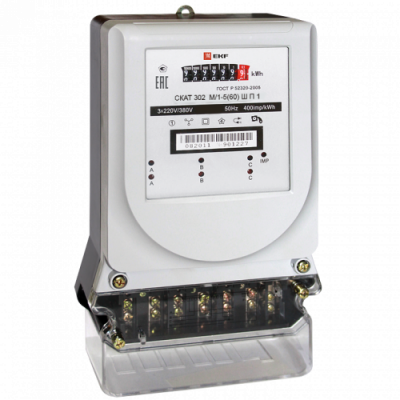 EKF Счетчик электрической энергии СКАТ 302М/1-5 (60) Ш П1 PROxima (30302) EKF Счетчик электрической энергии СКАТ 302М/1-5 (60) Ш П1 PROxima (30302)