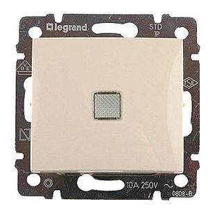 LEGRAND VALENA Выключатель одноклавишный, с подсветкой, в рамку, слоновая кость (695601) LEGRAND VALENA Выключатель одноклавишный, с подсветкой, в рамку, слоновая кость (695601)