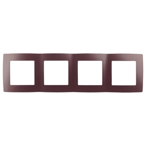 ЭРА Рамка на 4 поста, , бордо, 12-5004-25 (Б0019417) ЭРА Рамка на 4 поста, , бордо, 12-5004-25 (Б0019417)