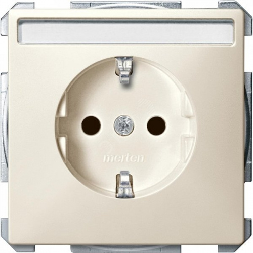 SCHNEIDER ELECTRIC Механизм розетки с полем для надписи бежевый (MTN2302-4044) SCHNEIDER ELECTRIC Механизм розетки с полем для надписи бежевый (MTN2302-4044)