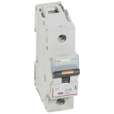 LEGRAND Выключатель автоматический однополюсный 16А D DX3 25кА (409807 ) LEGRAND Выключатель автоматический однополюсный 16А D DX3 25кА (409807 )