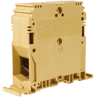 DKC Зажим силовой кабель/кабель GPA.240/FIx бежевый 240 кв.мм крепление на плату QUADRO (ZGF300) DKC Зажим силовой кабель/кабель GPA.240/FIx бежевый 240 кв.мм крепление на плату QUADRO (ZGF300)