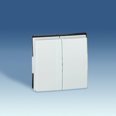 SIMON Клавиша двойная, Scudo, серый (2705026-063) SIMON Клавиша двойная, Scudo, серый (2705026-063)