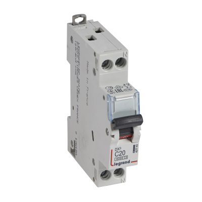 LEGRAND Выключатель автоматический двухполюсный 1п+N 20А С DX3 6kА/10кА (407743 ) LEGRAND Выключатель автоматический двухполюсный 1п+N 20А С DX3 6kА/10кА (407743 )