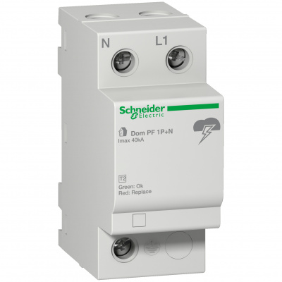 SCHNEIDER ELECTRIC Устройство защиты от импульсных перенапряжений 40кА 1П+Н 230В (16375) SCHNEIDER ELECTRIC Устройство защиты от импульсных перенапряжений 40кА 1П+Н 230В (16375)