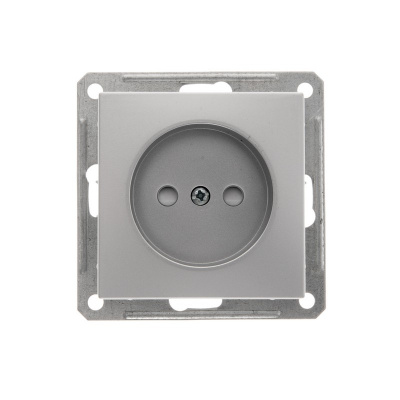 SCHNEIDER ELECTRIC W59 Розетка скрытая без заземления в рамку матовый хром (RS16-151-5-86) SCHNEIDER ELECTRIC W59 Розетка скрытая без заземления в рамку матовый хром (RS16-151-5-86)