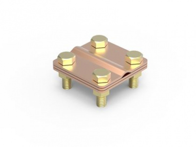 DKC Соединитель пруток - полоса 57х80 мм медь (NG3101CU) DKC Соединитель пруток - полоса 57х80 мм медь (NG3101CU)