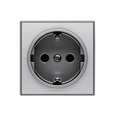ABB Накладка для розетки SCHUKO SKY нержавеющая сталь (8588 AI) (2CLA858800A1401) ABB Накладка для розетки SCHUKO SKY нержавеющая сталь (8588 AI) (2CLA858800A1401)