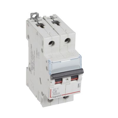 LEGRAND Выключатель автоматический двухполюсный 6А C DX3-E 6кА (407274 ) LEGRAND Выключатель автоматический двухполюсный 6А C DX3-E 6кА (407274 )