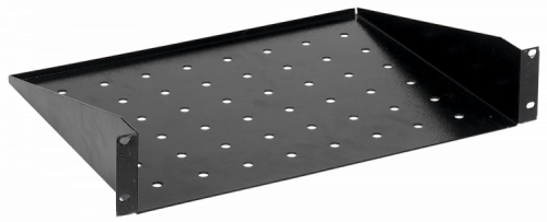 Полка консольная 550мм 2U черная Полка консольная 550мм 2U черная