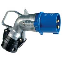 LEGRAND Вилка угловая IP44 2К+З 230v 63A Hypra (053672 )