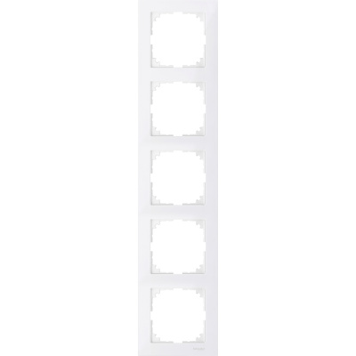 SCHNEIDER ELECTRIC M-Pure Рамка 5 постов полярно-белый (MTN4050-3619) SCHNEIDER ELECTRIC M-Pure Рамка 5 постов полярно-белый (MTN4050-3619)