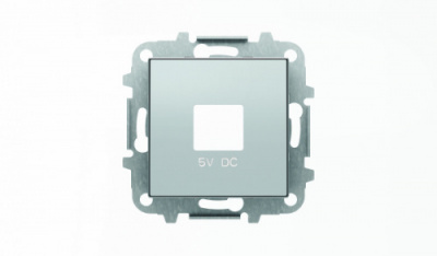 ABB Накладка для механизмов зарядного устройства USB 8185 SKY серебристый алюминий (8585 PL) (2CLA858500A1301) ABB Накладка для механизмов зарядного устройства USB 8185 SKY серебристый алюминий (8585 PL) (2CLA858500A1301)