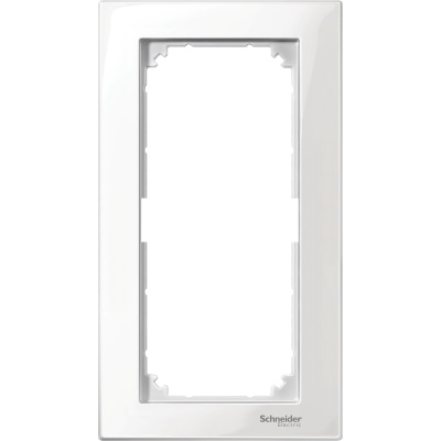 SCHNEIDER ELECTRIC Рамка 2 поста M-PLAN без перегородки белый (MTN515819) SCHNEIDER ELECTRIC Рамка 2 поста M-PLAN без перегородки белый (MTN515819)