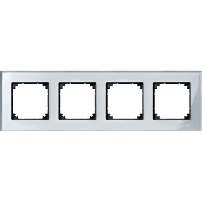SCHNEIDER ELECTRIC Рамка 4 поста стеклянная алмаз (MTN4040-3260) SCHNEIDER ELECTRIC Рамка 4 поста стеклянная алмаз (MTN4040-3260)