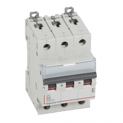 LEGRAND Выключатель автоматический трехполюсный 6А B DX3 6kA/10kA (407558 ) LEGRAND Выключатель автоматический трехполюсный 6А B DX3 6kA/10kA (407558 )