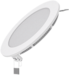 GAUSS Светильник светодиодный ДВО-9вт 2700К,610Лм,IP20,круг slim белый  (939111109)