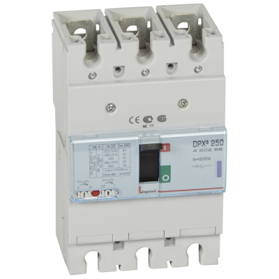 LEGRAND Выключатель автоматический трехполюсный DPX3 250 200А 50кА (420268 ) LEGRAND Выключатель автоматический трехполюсный DPX3 250 200А 50кА (420268 )
