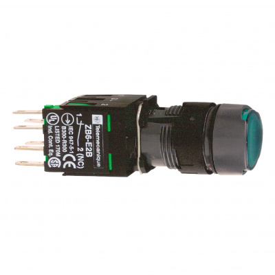 SCHNEIDER ELECTRIC Кнопка 16мм зеленая с подсветкой XB6AF3B1B (XB6AF3B1B) SCHNEIDER ELECTRIC Кнопка 16мм зеленая с подсветкой XB6AF3B1B (XB6AF3B1B)