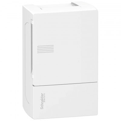 SCHNEIDER ELECTRIC Щит распределительный навесной ЩРн-П-4 IP40 пластиковый белая дверь Mini Pragma (MIP12104) SCHNEIDER ELECTRIC Щит распределительный навесной ЩРн-П-4 IP40 пластиковый белая дверь Mini Pragma (MIP12104)